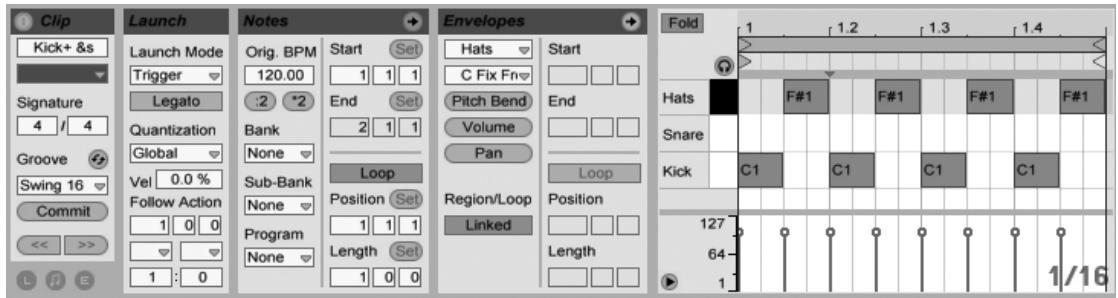 ABLETON LIVE 8 - Clips MIDI et fichiers MIDI - 2