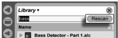 ABLETON LIVE 8 - Recherche de fichiers - 3