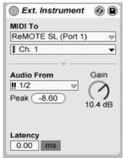 ABLETON LIVE 8 - External Instrument - 1