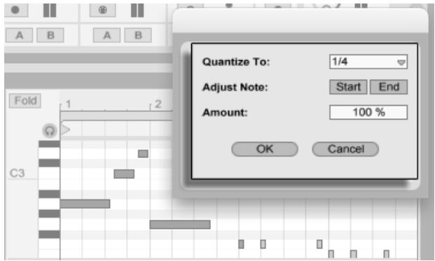 ABLETON LIVE 8 - Quantification des notes - 1