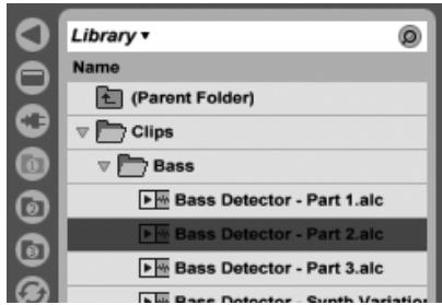 ABLETON LIVE 8 - Recherche de fichiers - 5