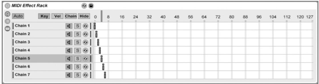 ABLETON LIVE 8 - Zones de selection de chaîne - 1