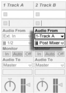ABLETON LIVE 8 - Routages internes - 2
