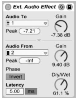 ABLETON LIVE 8 - External Audio Effect - 1