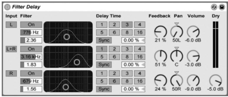 ABLETON LIVE 8 - Filter Delay - 1