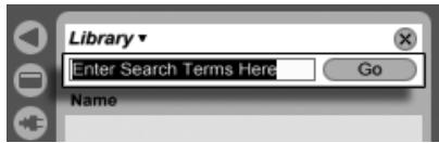 ABLETON LIVE 8 - Recherche de fichiers - 2