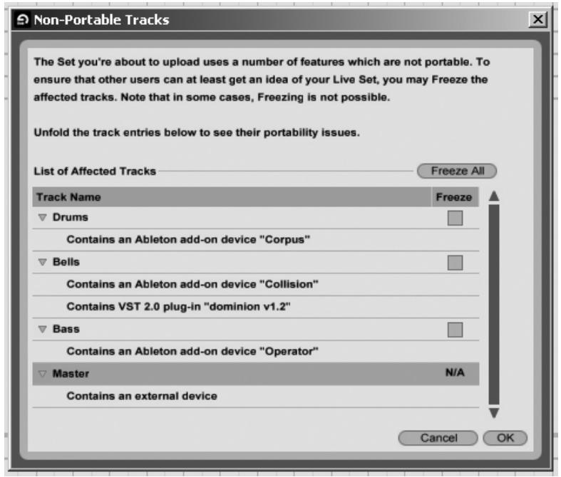 ABLETON LIVE 8 - Pistes non portables - 1