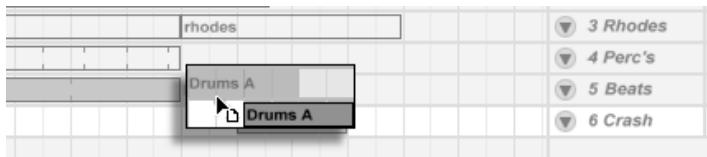 ABLETON LIVE 8 - Déplacement et changement de taille des Clips - 1