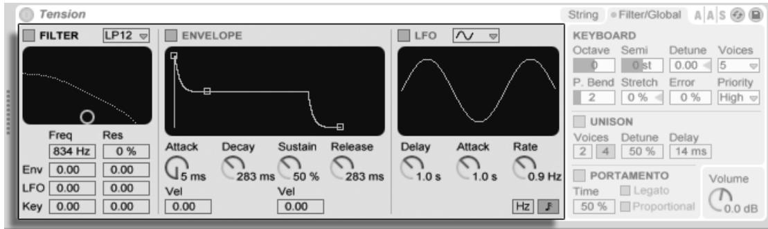 ABLETON LIVE 8 - La section Filter (filtre) - 1