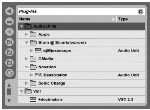 ABLETON LIVE 8 - Utilisation de plug-ins - 1