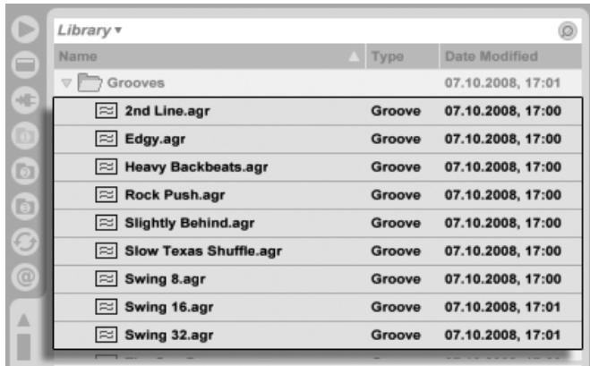 ABLETON LIVE 8 - Emploi des grooves - 1