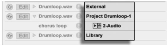 ABLETON LIVE 8 - Visualisation et changement des références d'échantillon de Live Set - 4