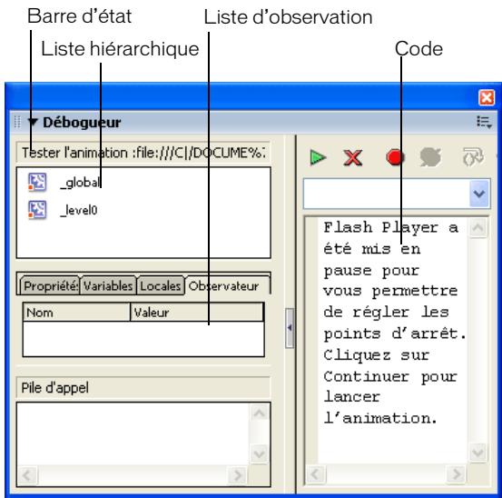 MACROMEDIA FLASH MX 2004 - Pour activer le débogueur : - 1