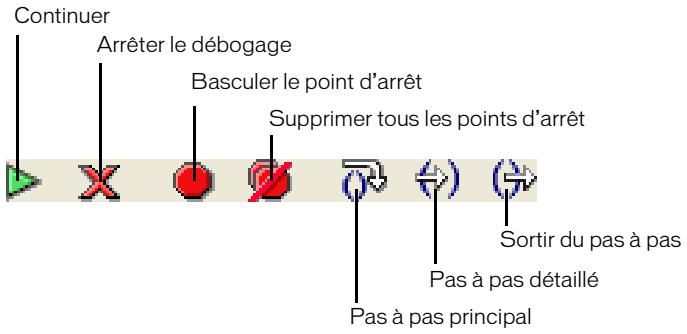 MACROMEDIA FLASH MX 2004 - Défilament de lignes de code - 1