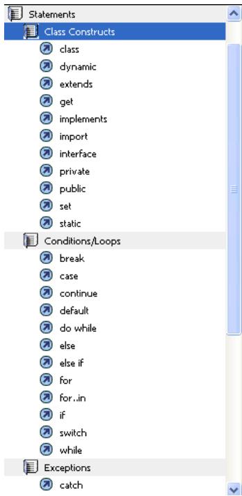 MACROMEDIA FLASH MX 2004 - Utilisation des touches de raccourci d'échéppement - 1