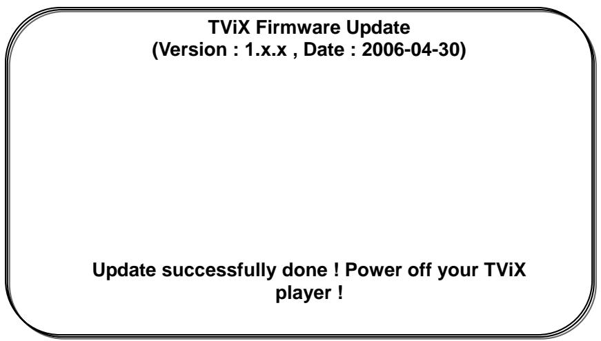 TVIX M-3100U - Mise à jour du firmware - 1