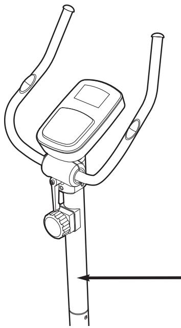WESLO PURSUIT EASY 100 - EMPLACEMENT DE L'AUTOCOLLANT D'AVERTISSEMENT - 1