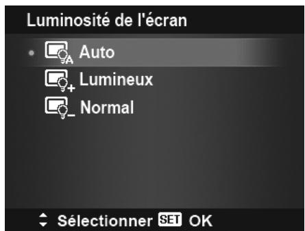 AGFAPHOTO OPTIMA 105 - Régler la luminosité de l'écran - 1