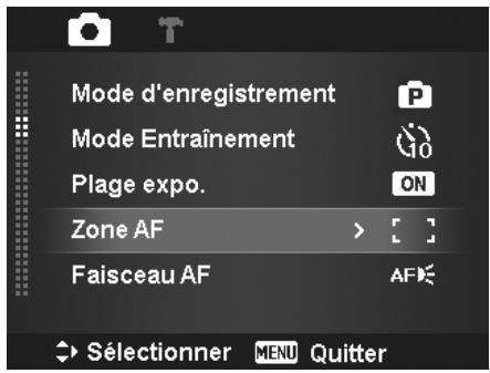 AGFAPHOTO OPTIMA 105 - Régler la zone AF - 1