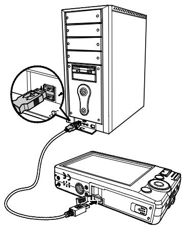 AGFAPHOTO OPTIMA 105 - Connecter l'appareil photo à un PC - 1