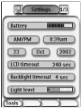 X10 RU950 - Réglages - 1