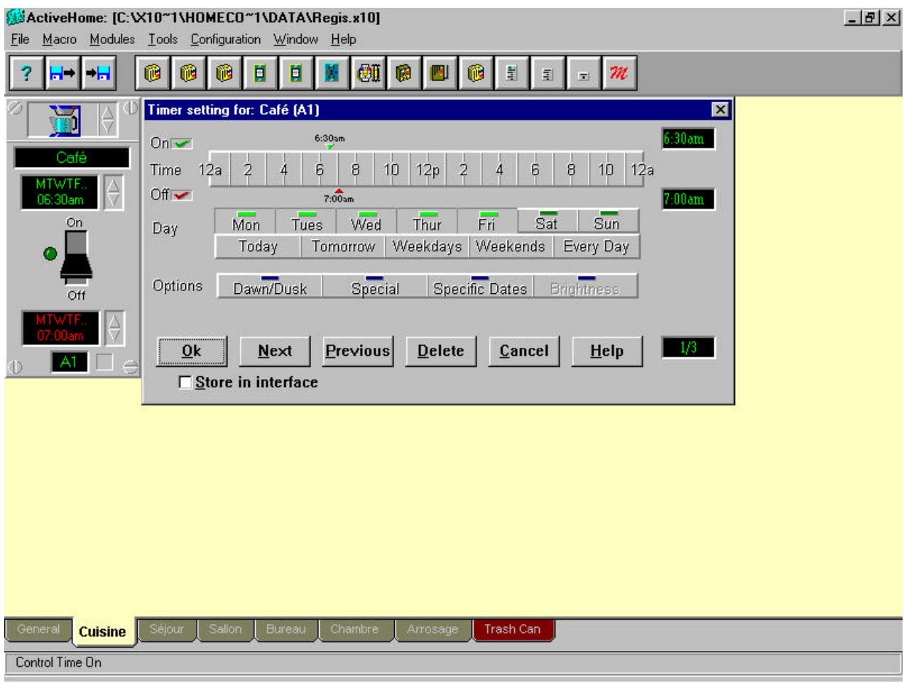 X10 XDOM - PROGRAMMATION D' UN MODULE - 1