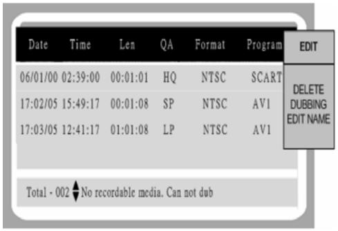 IISONIC II4780 - 5.1.3.Supprimer un titre du disque dur - 1