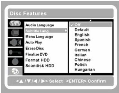 IISONIC II4780 - - Langue sous-titres - 1