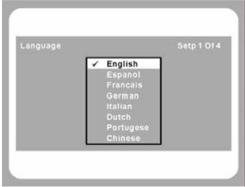 IISONIC II4780 - Etape 1. Langue - 1