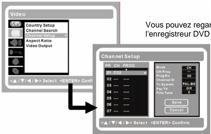 IISONIC II4780 - - Configuration des chaînes - 1