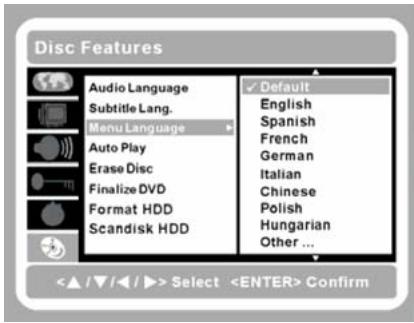 IISONIC II4780 - - Langue menus - 1