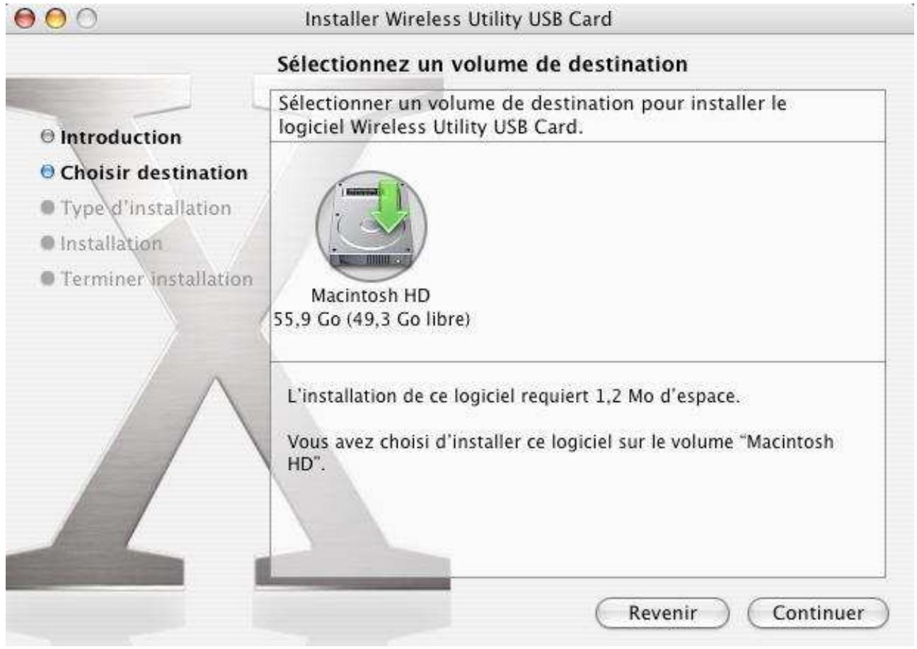 COMET LABS WN558 - Procédure d'installation sous MACOS x (10.3 ou supérieur) - 4
