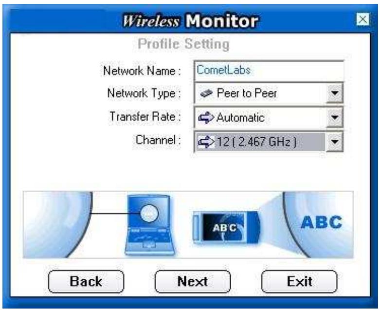 COMET LABS WN558 - Configuration sous windows - 2