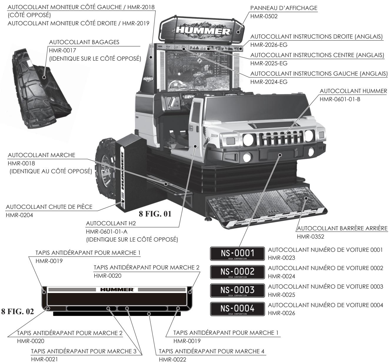 SEGA HUMMER - Éléments de décoration - 1