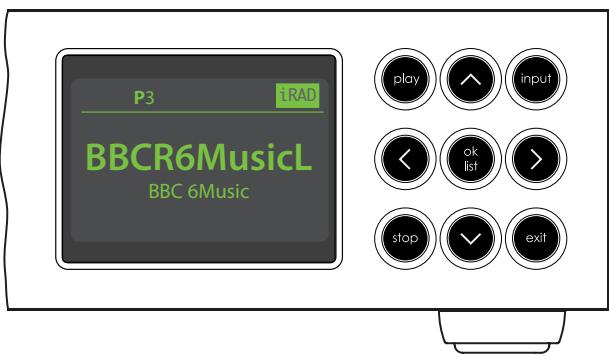 NAIM ND5 XS - Ecran d'affichage en façade (mode lecture normale) - 1