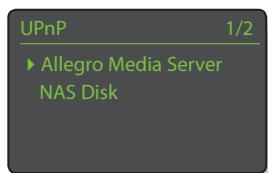 NAIM ND5 XS - Scanner les serveurs et dire des fichiers - 1