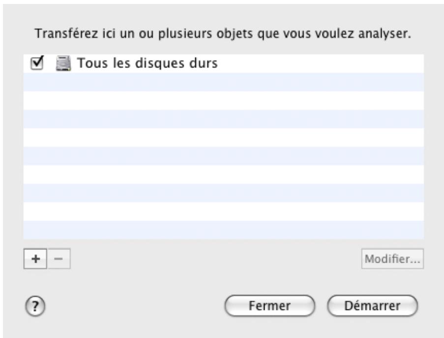 KASPERSKY ANTI-VIRUS FOR MAC - COMPOSITION DE LA LISTE DES OBJECTS À ANALYSER - 1