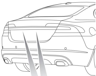 JAGUAR XF 2008 - Ampoule de plaque d'immatriculation - 1