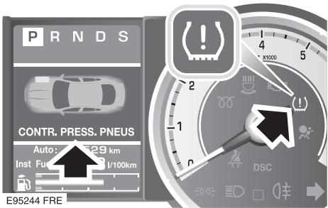 JAGUAR XF 2008 - Utilisation du TPMS - 2