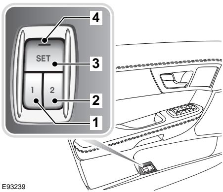 JAGUAR XF 2008 - Mémoire de position de conduite - 1