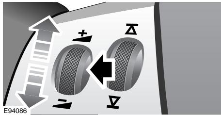 JAGUAR XF 2008 - Bouton du volume - 2
