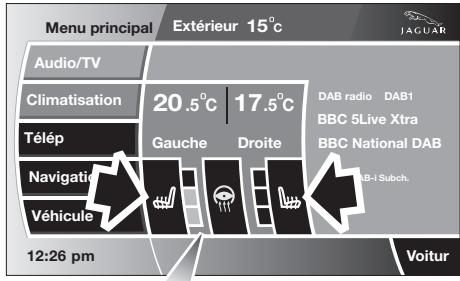 JAGUAR XF 2008 - SIEGES chauffants - 1