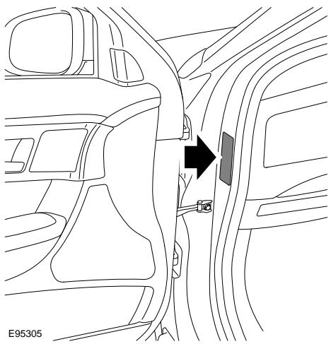 JAGUAR XF 2008 - PLAQUE D'identification du vehicule - 1