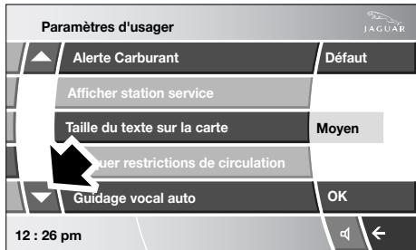 JAGUAR XF 2008 - MENU principal - 3