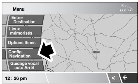 JAGUAR XF 2008 - Disposition du clavier - 1