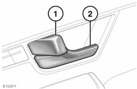 JAGUAR XJ 2011 - Verrous et leviers d'ouverture des PORTES - 1