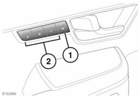 JAGUAR XJ 2011 - Memoire de position de conduite - 1