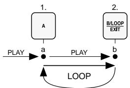 IMG STAGE LINE CD-290DJ - Ustawianie i odtwarzanie ciagęj pętli dla pły t audio* - 1