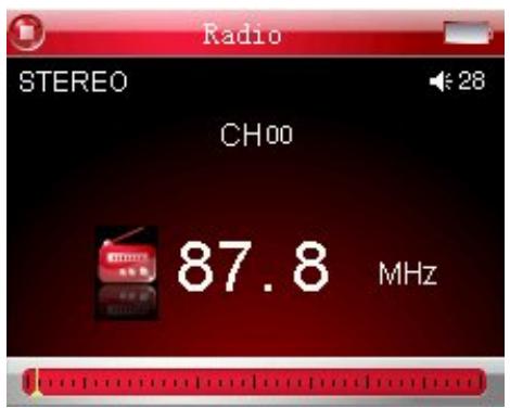 NEO ZAZZ MUSIC - Il existe deux modes de fonctionnement : écoute et recherche en FM - 1