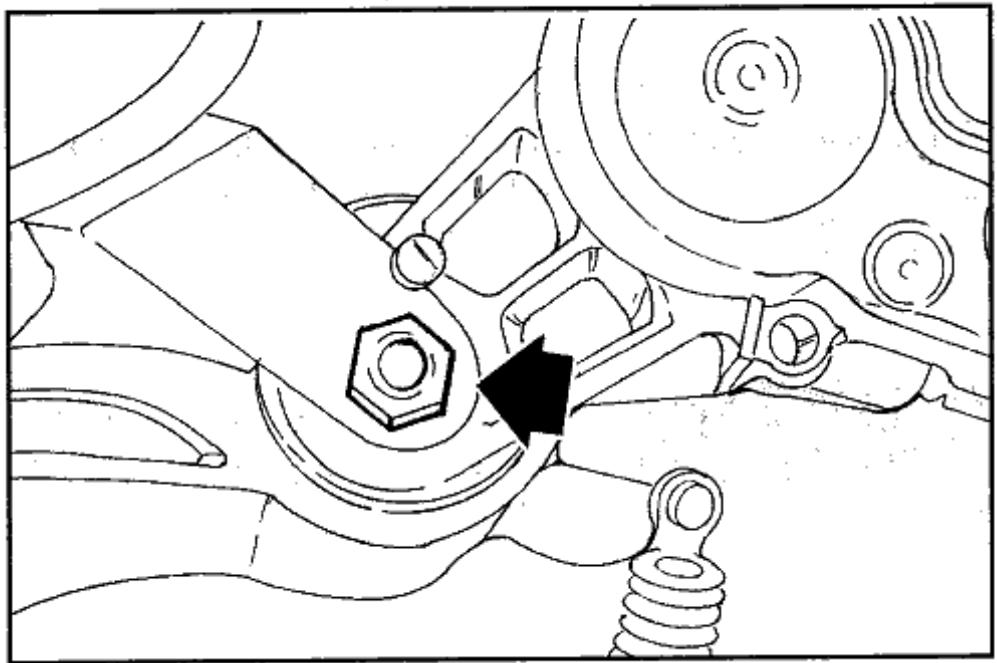 GILERA RUNNER FX-R - Démontage de l'axe moteur/bras oscillant - 1